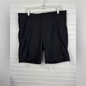 The North Face men’s black shorts. Size 36”